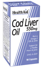 Cod Liver Oil 550mg Capsules