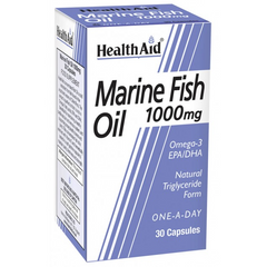HealthAid Marine Fish Oil 1000mg Capsules