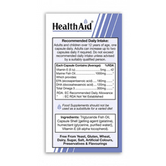HealthAid Marine Fish Oil 1000mg Capsules