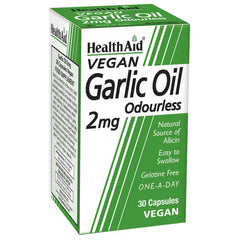 HealthAid Garlic Oil 2mg Odourless Vegicaps