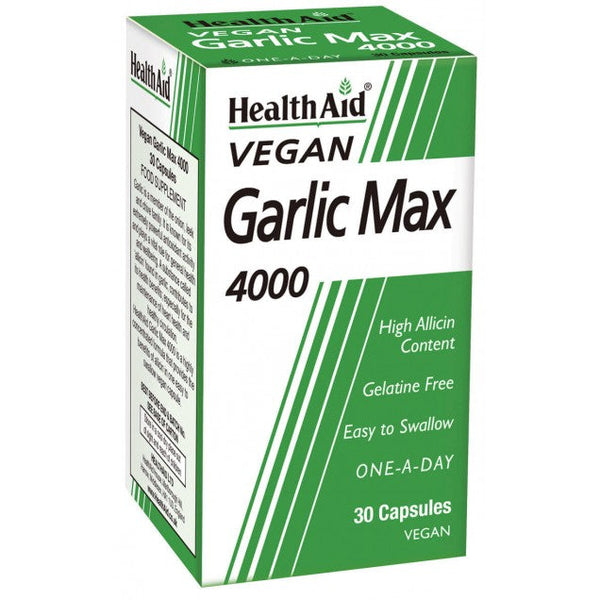 HealthAid Maxi Garlic 4000 (Pure Garlic Extract) Vegicaps