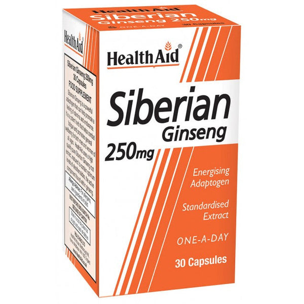 HealthAid Siberian Ginseng 250mg Capsules