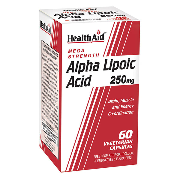 HealthAid Alpha Lipoic Acid 250mg Vegicaps
