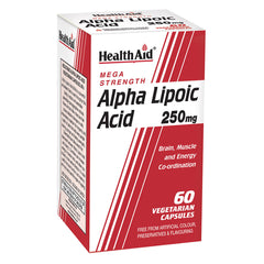 HealthAid Alpha Lipoic Acid 250mg Vegicaps