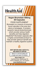 HealthAid Bromelain Capsules 500mg