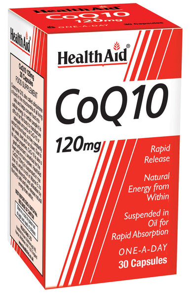 HealthAid CoQ10 120mg (Coenzyme Q10) Capsules