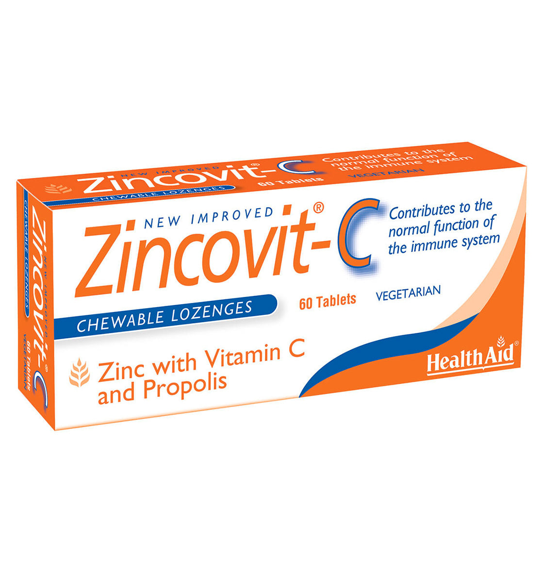 Zincovit®-C with Vitamin C Zinc and Propolis Chewable Lozenge