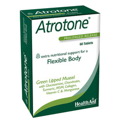HealthAid Atrotone® Tablets (Green Lipped Mussel, MSM, Collagen Type II ++)