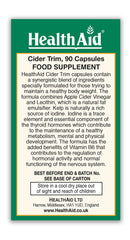 HealthAid Cider Trim Capsules