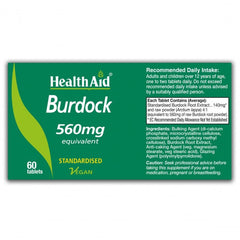 Burdock 560mg - Standardised  Tablets