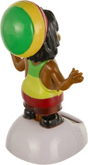 Puckator ff68 Solar Plastic Figurine, Brown/Black/Red/Yellow/Green