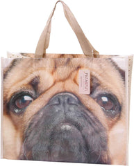 Puckator Pug Shopper Bag by Pukator 40 x 33cm Pugs & Kisses Range