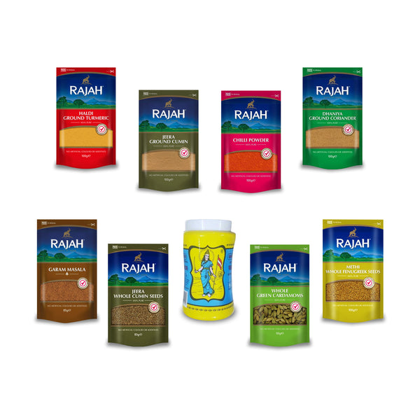 Rajah Spice SUPREME Combo of 9 Different Spices