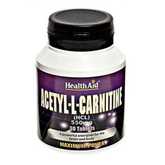 Healthaid Acetyl-L-Carnitine 550mg Tablets