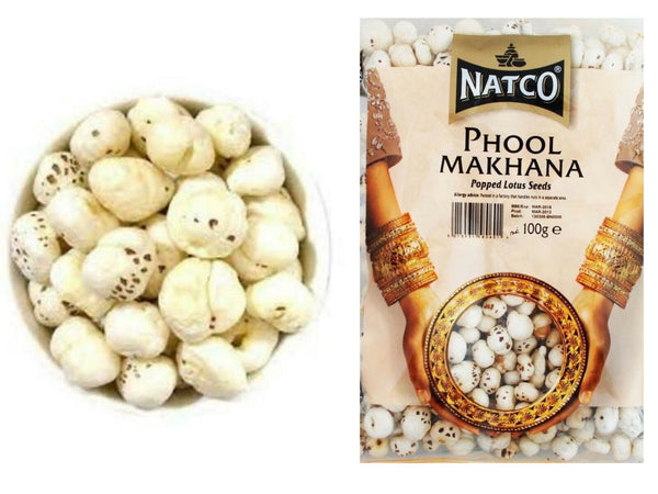 Natco Popped Lotus Seeds  Phool Makhana 100g