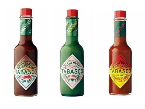 Tabasco Variety of Pepper Sauces 60ml