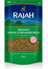 Rajah Whole Coriander Seeds Dhaniya Seeds 50g