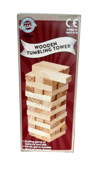 Tumbling tower wooden game  family fun kids gift traditional blocks
